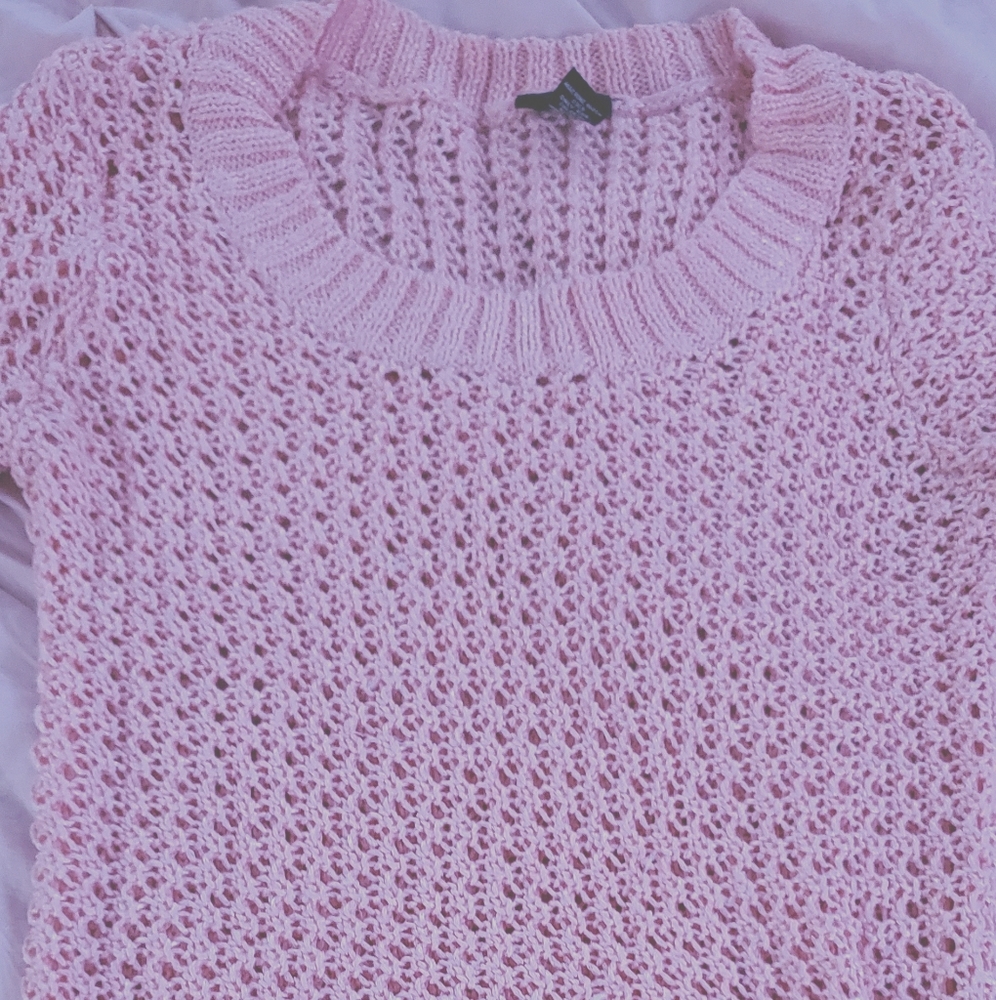 Coral colored sweater